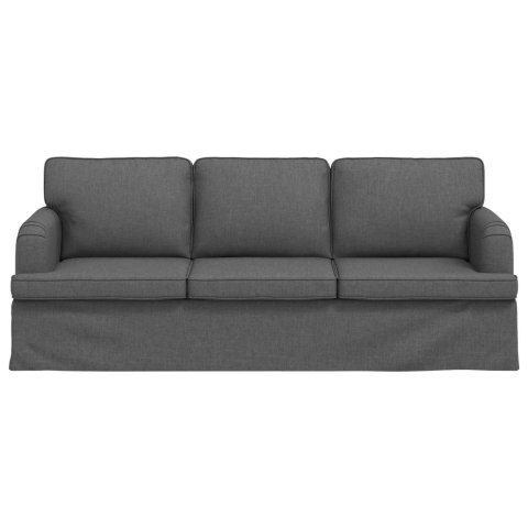 VidaXL Sofa Ciemnoszary 142 x 80 x 85 cm Metal