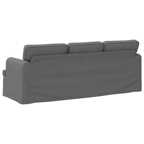 VidaXL Sofa Ciemnoszary 142 x 80 x 85 cm Metal