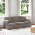 VidaXL Sofa Ciemnoszary 142 x 80 x 85 cm Metal