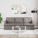 VidaXL Sofa Ciemnoszary 142 x 80 x 85 cm Metal