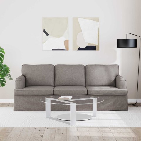 VidaXL Sofa Ciemnoszary 142 x 80 x 85 cm Metal