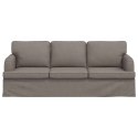 VidaXL Sofa Ciemnoszary 142 x 80 x 85 cm Metal