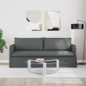 VidaXL Sofa Ciemnoszary 195 x 82 x 85 cm Metal