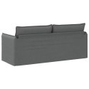 VidaXL Sofa Ciemnoszary 195 x 82 x 85 cm Metal