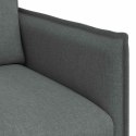 VidaXL Sofa Ciemnoszary 195 x 82 x 85 cm Metal