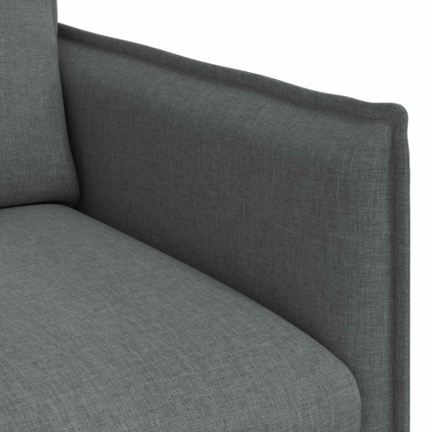 VidaXL Sofa Ciemnoszary 195 x 82 x 85 cm Metal