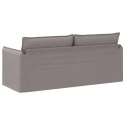 VidaXL Sofa Ciemnoszary 195 x 82 x 85 cm Metal