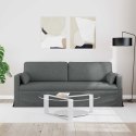 VidaXL Sofa Ciemnoszary 198 x 78 x 80 cm Metal