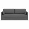 VidaXL Sofa Ciemnoszary 198 x 78 x 80 cm Metal