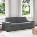 VidaXL Sofa Ciemnoszary 222 x 80 x 82 cm Metal