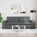VidaXL Sofa Ciemnoszary 222 x 80 x 82 cm Metal