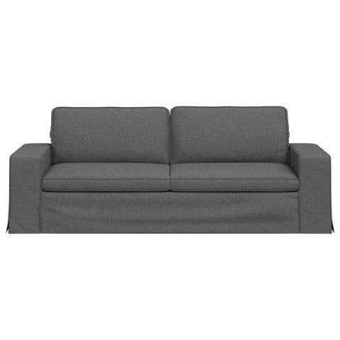 VidaXL Sofa Ciemnoszary 222 x 80 x 82 cm Metal