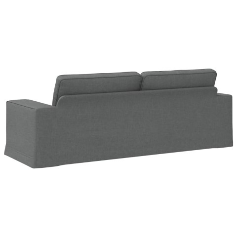 VidaXL Sofa Ciemnoszary 222 x 80 x 82 cm Metal