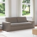 VidaXL Sofa Ciemnoszary 222 x 80 x 82 cm Metal