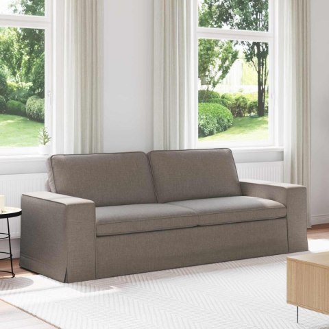 VidaXL Sofa Ciemnoszary 222 x 80 x 82 cm Metal