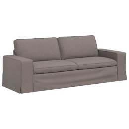 VidaXL Sofa Ciemnoszary 222 x 80 x 82 cm Metal
