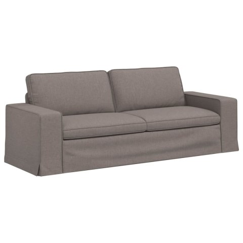 VidaXL Sofa Ciemnoszary 222 x 80 x 82 cm Metal
