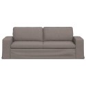 VidaXL Sofa Ciemnoszary 222 x 80 x 82 cm Metal
