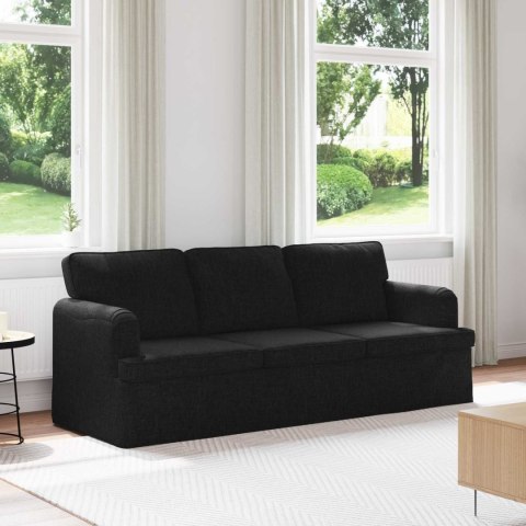 VidaXL Sofa Czarny 142 x 80 x 85 cm Metal