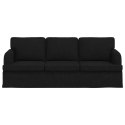 VidaXL Sofa Czarny 142 x 80 x 85 cm Metal