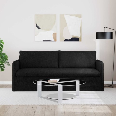 VidaXL Sofa Czarny 195 x 82 x 85 cm Metal