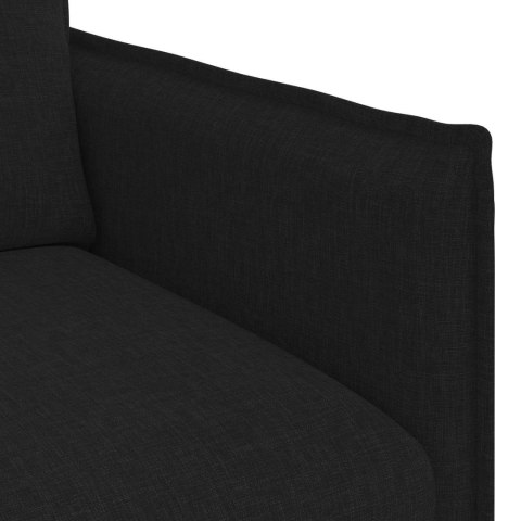 VidaXL Sofa Czarny 195 x 82 x 85 cm Metal