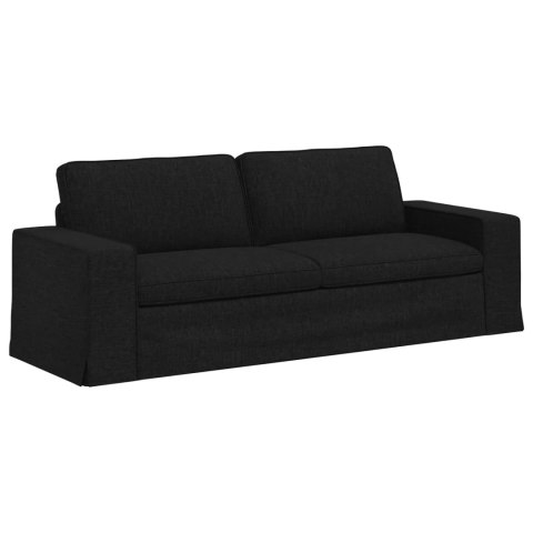 VidaXL Sofa Czarny 222 x 80 x 82 cm Metal