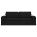 VidaXL Sofa Czarny 222 x 80 x 82 cm Metal