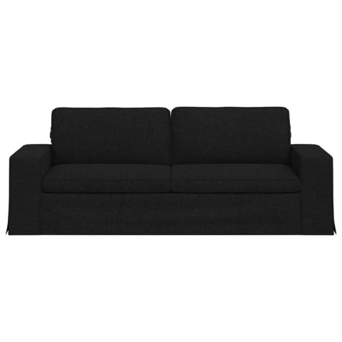 VidaXL Sofa Czarny 222 x 80 x 82 cm Metal