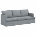 VidaXL Sofa Jasnoszary 142 x 80 x 85 cm Metal