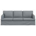 VidaXL Sofa Jasnoszary 142 x 80 x 85 cm Metal