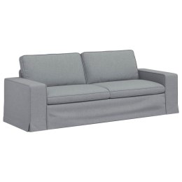 VidaXL Sofa Jasnoszary 222 x 80 x 82 cm Metal