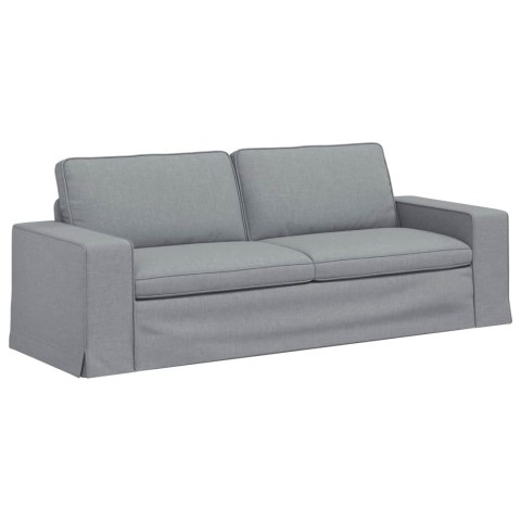 VidaXL Sofa Jasnoszary 222 x 80 x 82 cm Metal