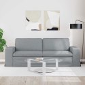 VidaXL Sofa Jasnoszary 222 x 80 x 82 cm Metal