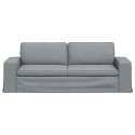 VidaXL Sofa Jasnoszary 222 x 80 x 82 cm Metal