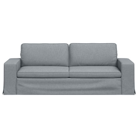 VidaXL Sofa Jasnoszary 222 x 80 x 82 cm Metal