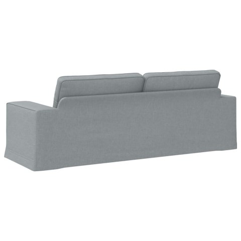 VidaXL Sofa Jasnoszary 222 x 80 x 82 cm Metal