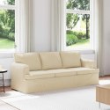 VidaXL Sofa Kremowy 142 x 80 x 85 cm Metal