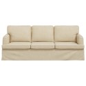 VidaXL Sofa Kremowy 142 x 80 x 85 cm Metal
