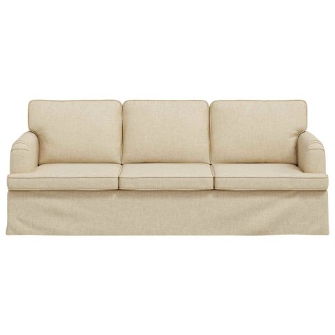 VidaXL Sofa Kremowy 142 x 80 x 85 cm Metal
