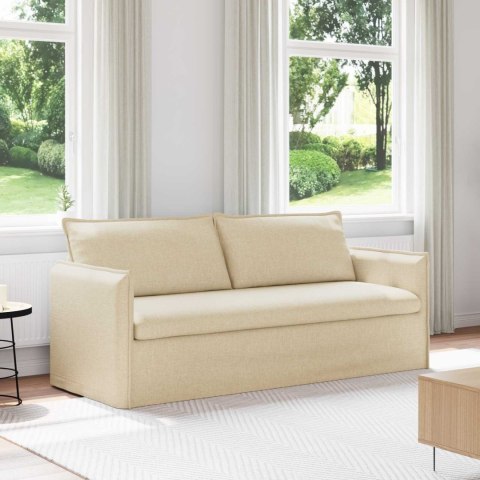 VidaXL Sofa Kremowy 195 x 82 x 85 cm Metal