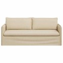 VidaXL Sofa Kremowy 195 x 82 x 85 cm Metal