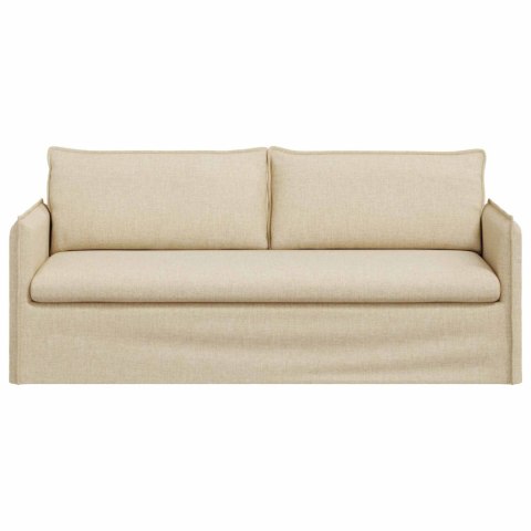 VidaXL Sofa Kremowy 195 x 82 x 85 cm Metal