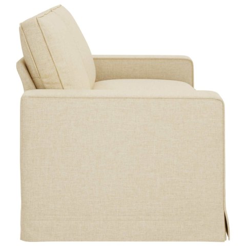 VidaXL Sofa Kremowy 222 x 80 x 82 cm Metal