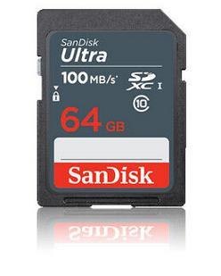MEMORY SDXC 64GB UHS-I/SDSDUNR-064G-GN3IN SANDISK