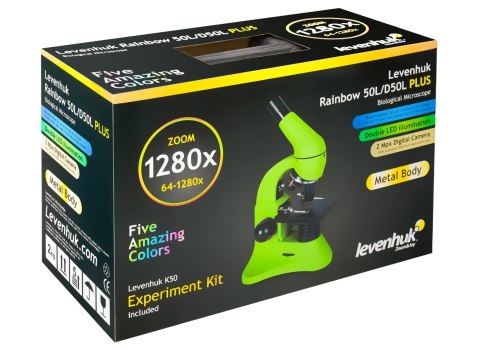(PL) Mikroskop Levenhuk Rainbow 50L PLUS