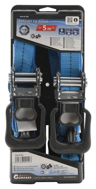 Pasek z grzechotką i haczykami, zestaw 2 szt.