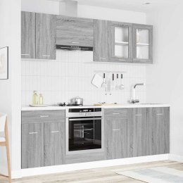 Zestaw szafek kuchennych z szufladą Lyon 8 pcs Szary Sonoma