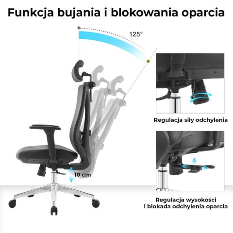 Fotel biurowy ergonomiczny ANGEL GelatO