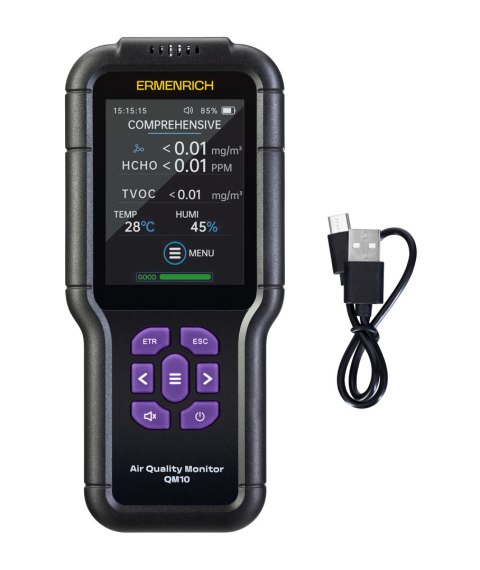 Miernik zanieczyszczenia powietrza Ermenrich QM10